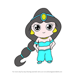 150x150 Learn How To Draw Kawaii Princess Jasmine