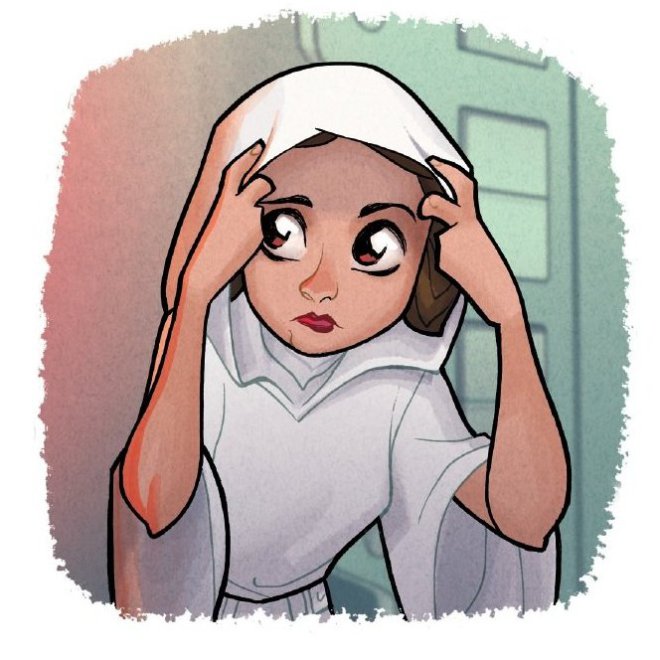 660x660 Princess Leia In 'escape From Darth Vader