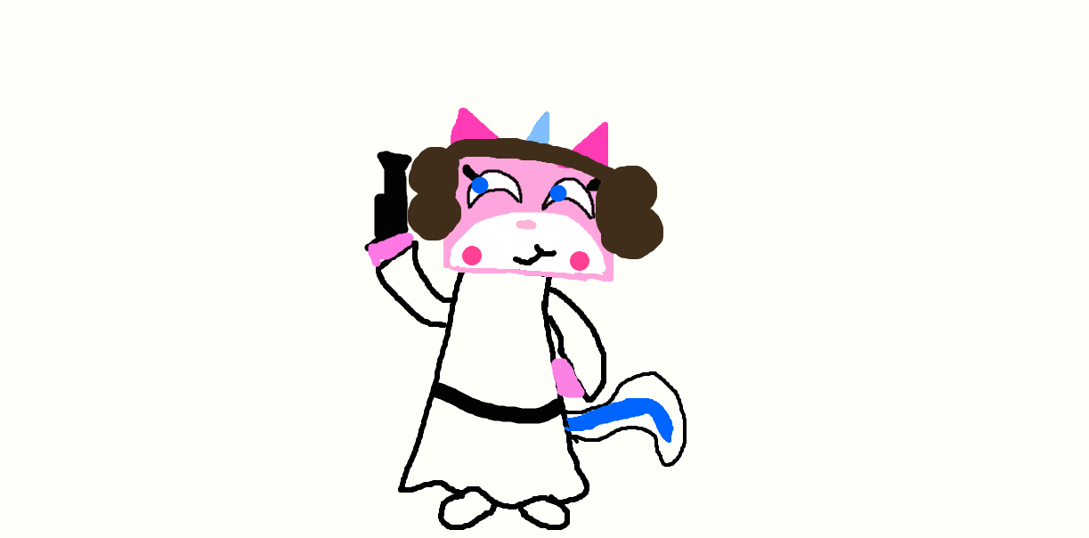 1223x604 Unikitty As Princess Leia