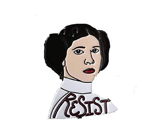 535x466 Star Wars Princess Leia Resist Enamel Pin Not