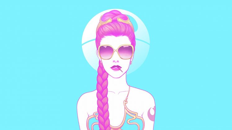 748x421 Princess Leia, Drawing, Star Wars, Fan Art Wallpapers Hd Desktop