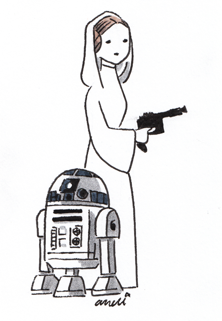 738x1066 Princess Leia Andi Watson