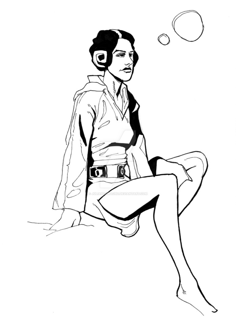 Princess Leia Drawing | Free download on ClipArtMag