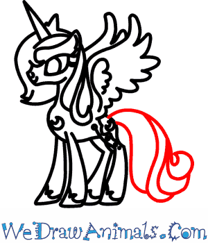 300x350 How To Draw Princess Luna From My Little Pony