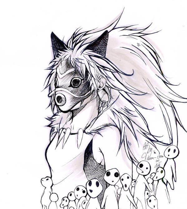 600x671 princess mononoke hime