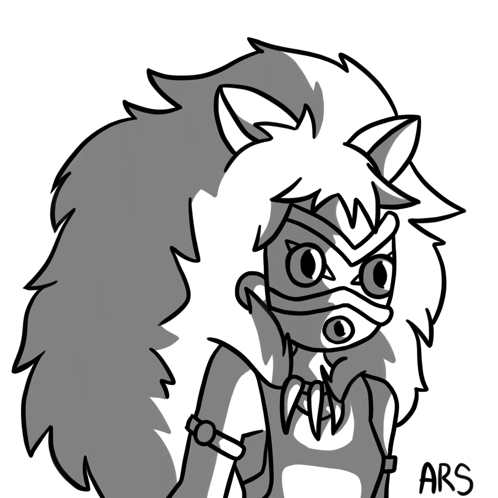 1024x1024 princess mononoke