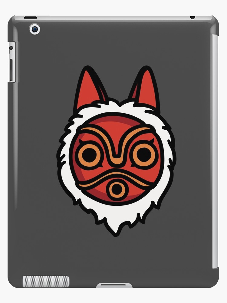 750x1000 san's mask princess mononoke ipad cases skins