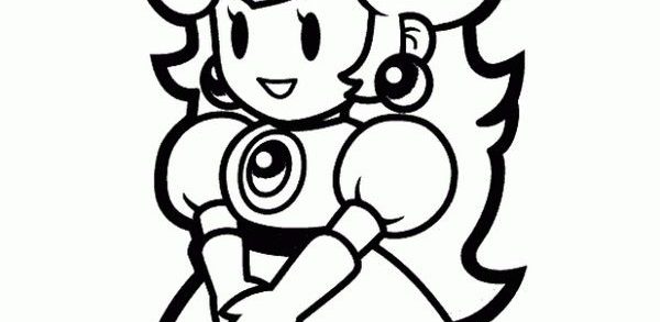 600x293 Drawing Coloring Pages Of Princess Peach Image Coloring Pages