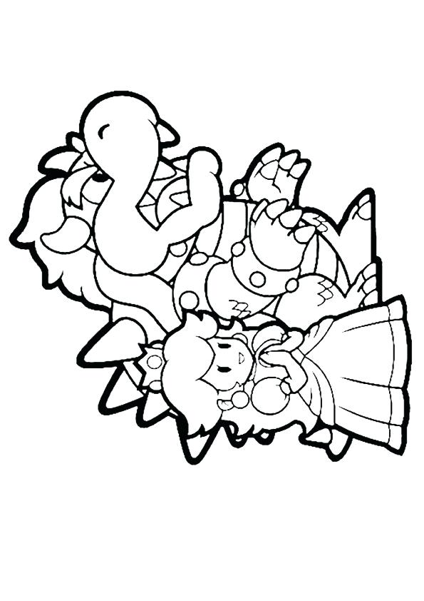 595x842 princess peach coloring pages printable princess peach coloring