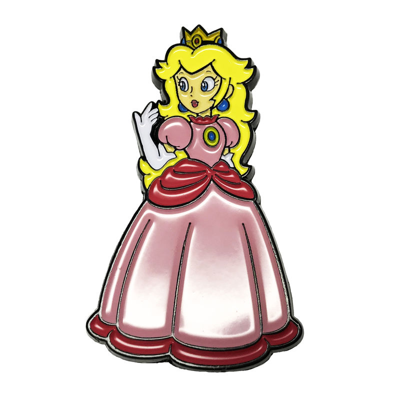 800x800 Super Mario Princess Peach Enamel Pin