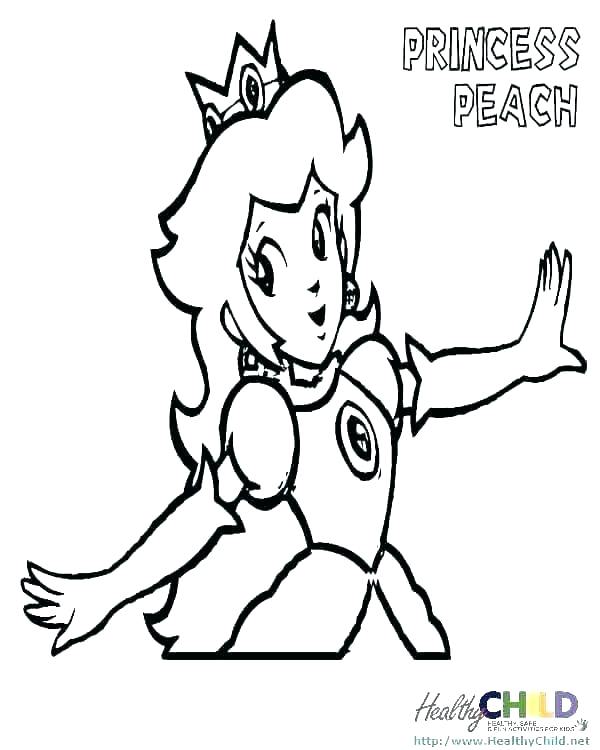 600x750 Princess Daisy Coloring Pages