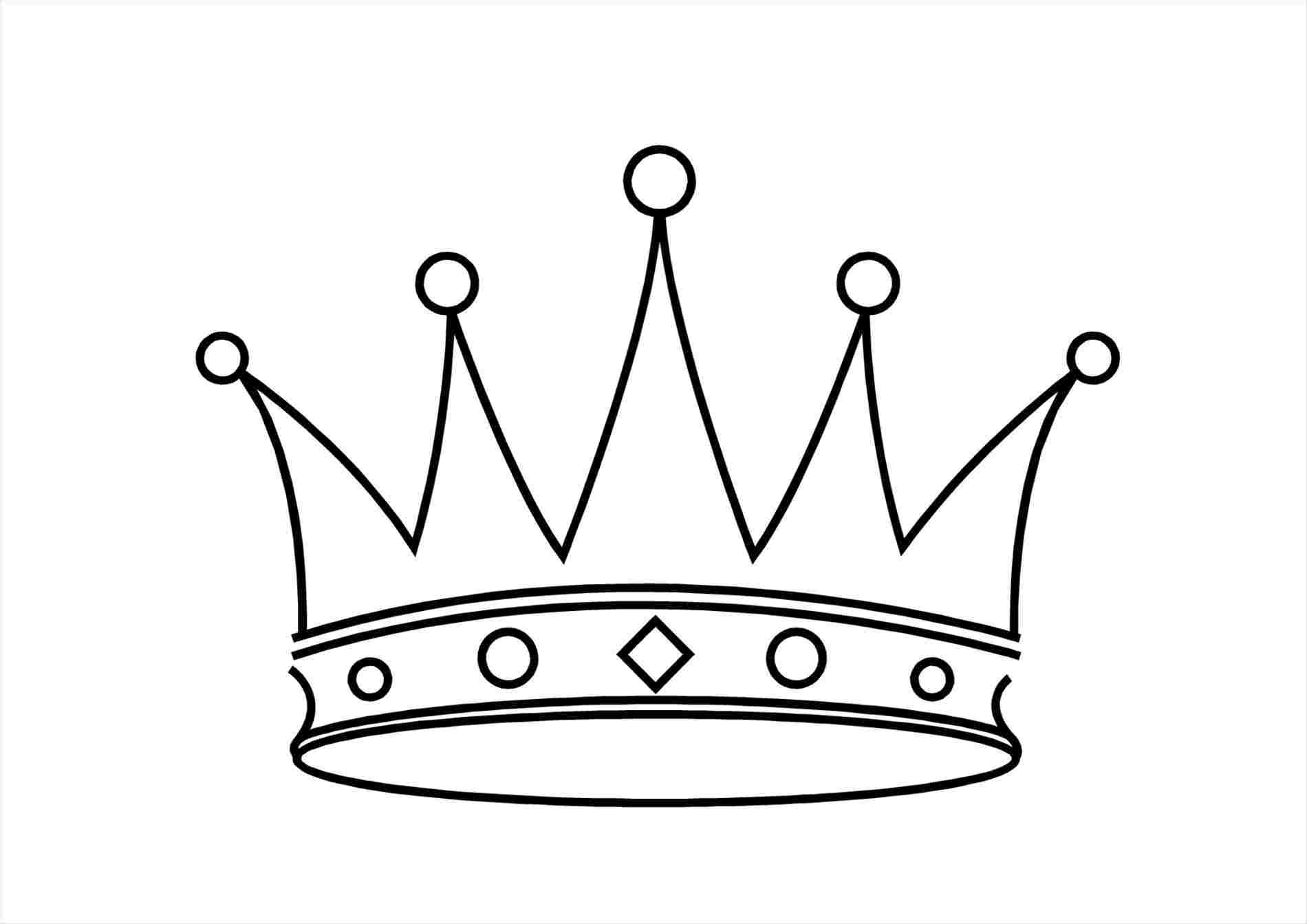 1900x1343 Tiara Drawing To Draw A Crown In Steps Learn