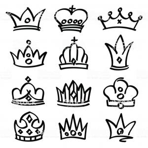 300x300 Best Princess Crown Drawing Vector Drawing Soidergi