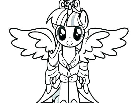 440x330 My Little Pony Princess Twilight Sparkle Coloring Pages Princess