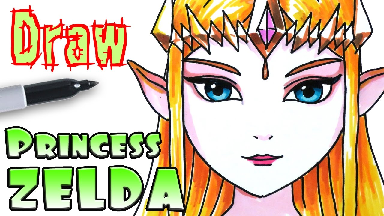 1280x720 How To Draw Princess Zelda