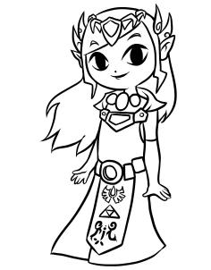236x302 How To Draw Toon Zelda, Step