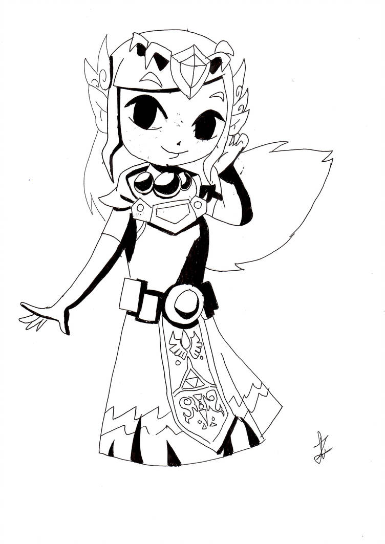 752x1063 princess zelda the legend of zelda spirit tracks