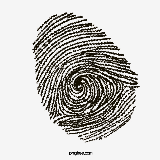 640x640 Finger Print, Fingerprint, Cartoon Hand Drawing Png Image