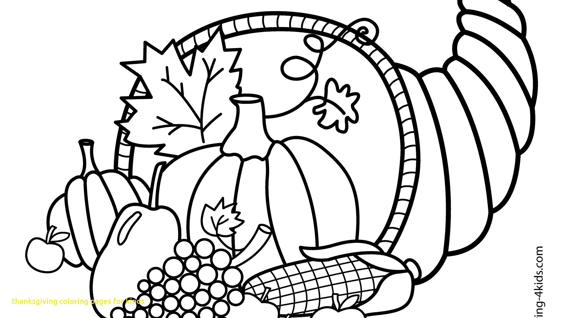 1916x1080 Printable Thanksgiving Coloring Pages Collection Free Books