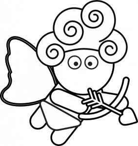 283x300 Printable Cupid Clipart Drawing Pictures Coloring Pages