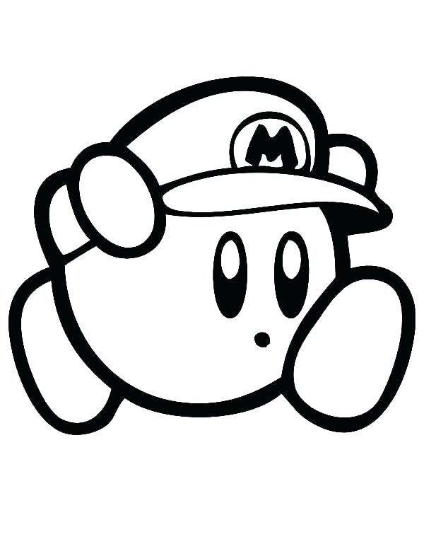 600x776 Mario Coloring Pages To Print New Image Mario Color Pages Line
