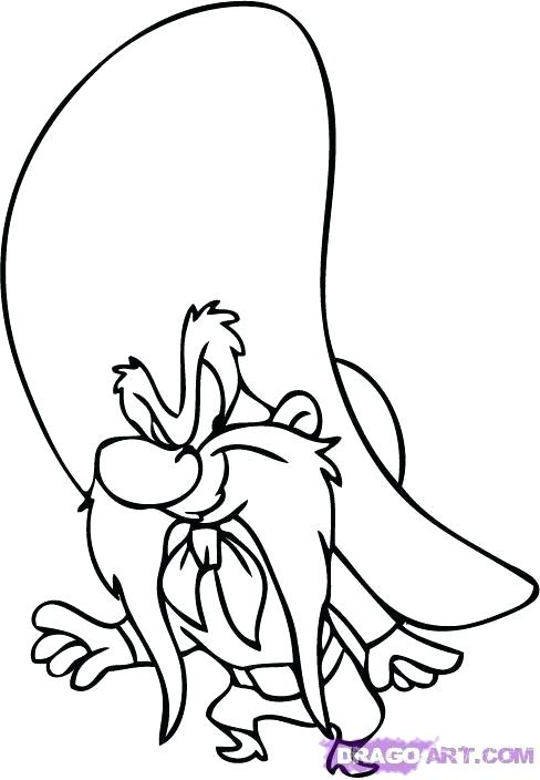 488x704 yosemite sam coloring pages how to draw coloring