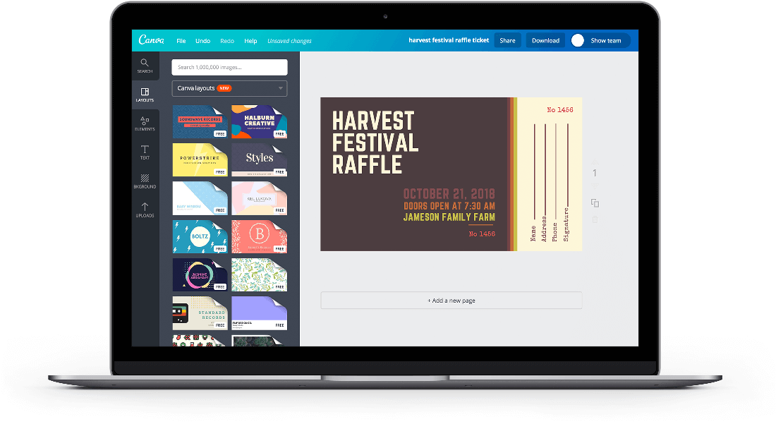 1100x601 free online raffle ticket maker design a custom raffle ticket