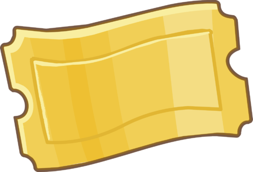 500x340 Tickets Gold Ticket Transparent Png Clipart Free Download