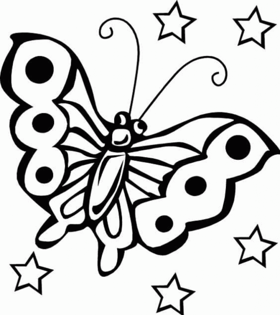 910x1024 Free Printable Butterfly Coloring Pages For Kids Printable