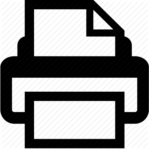 512x512 Printer Drawing Vector