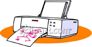 300x153 Printer Printing A Drawing