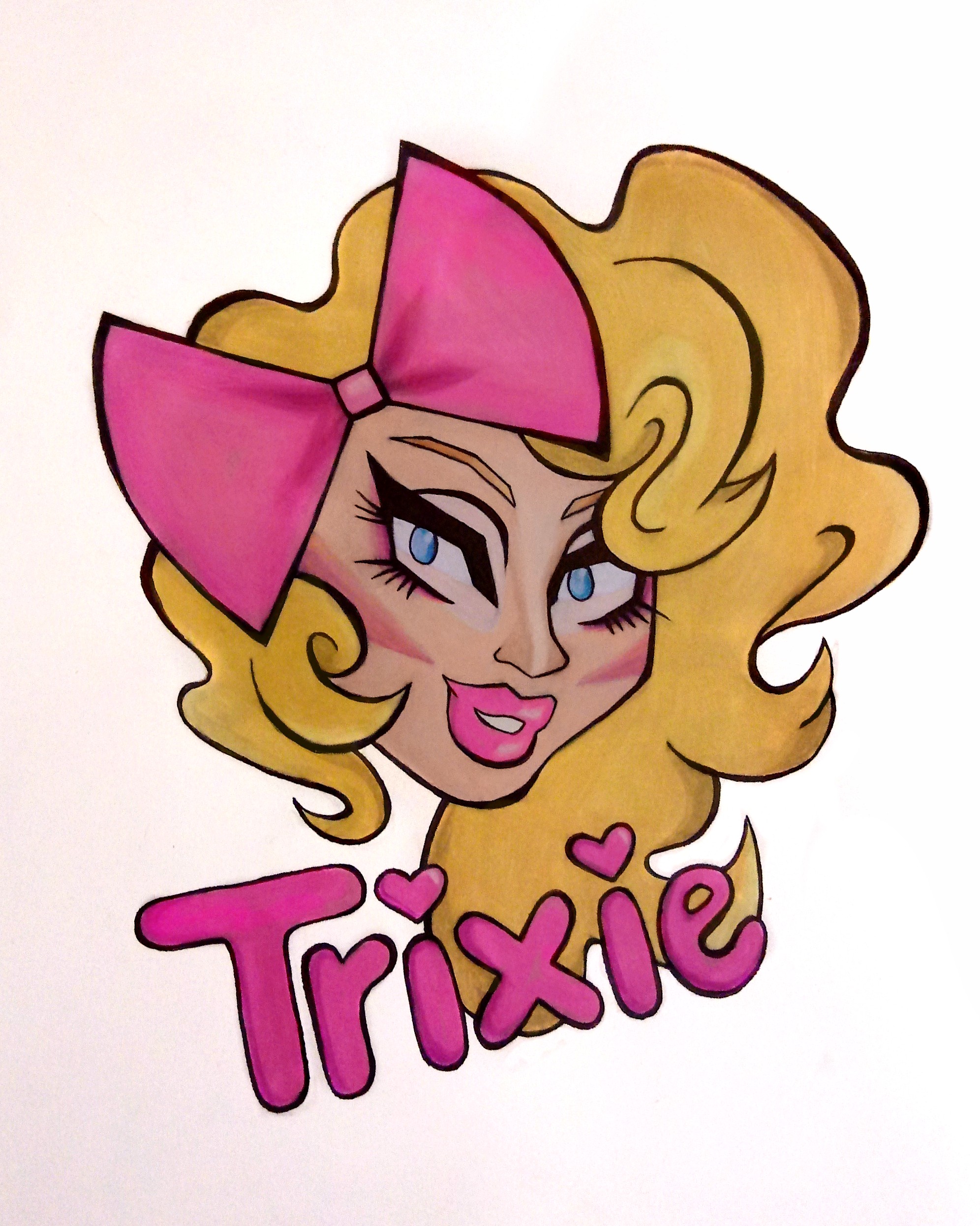 1992x2490 Trixie Mattel Prismacolor Drawing Keystone Artist Archive