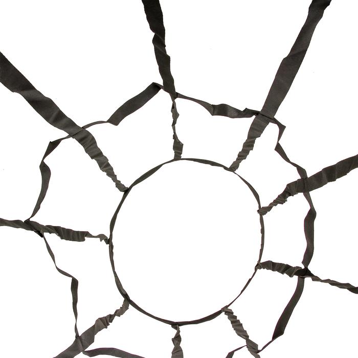 700x700 Halloween Haunters Hanging Foot Round Prison Jail Cell Cage