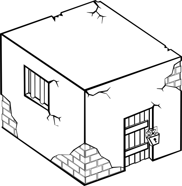 588x600 How To Draw A Jail Cell