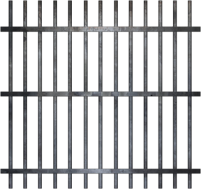 288x270 Prison Bars Clipart With Color