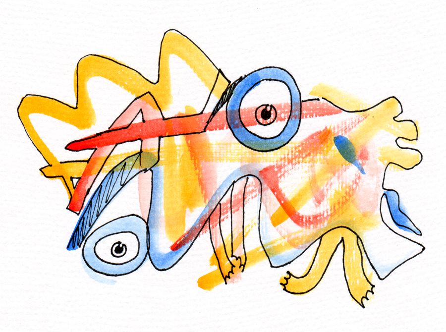 900x670 Drawing Lab Challenge Results Funky Creatures Gumnut Inspired