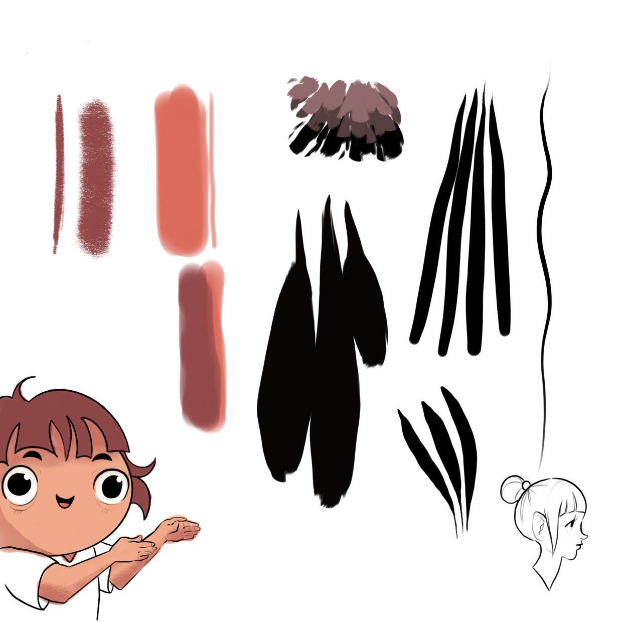 1240x1240 Sai Brushes!