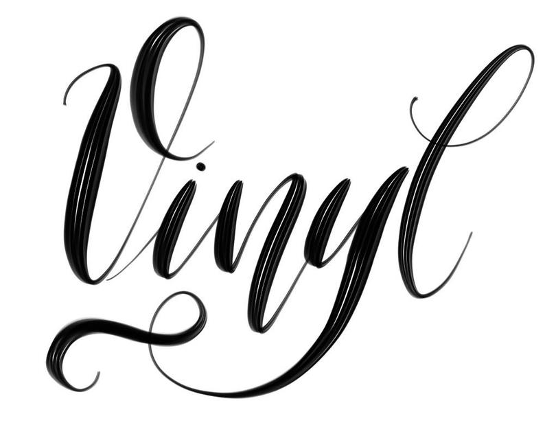 794x635 Vinyl Streak Brush For Procreate Digital Handlettering Brush Etsy