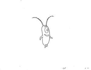 300x234 Super Dwg Sale! Spongebob Production Drawing Cel