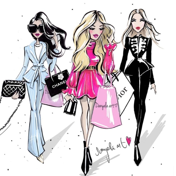 680x680 Draw A Professional Fashion Illustration