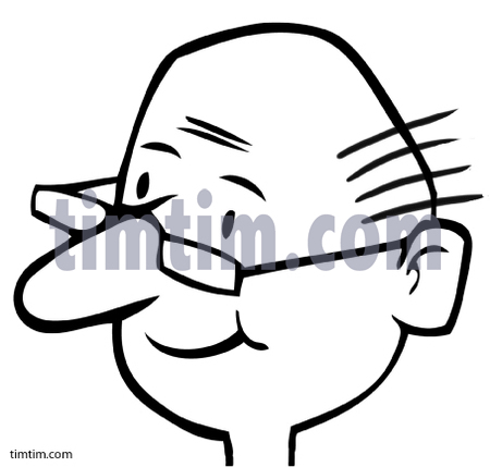 450x429 Free Drawing Of A Professor From The Category People