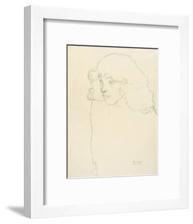 387x450 Half Length Portrait Of A Girl In Three Quarter Profile