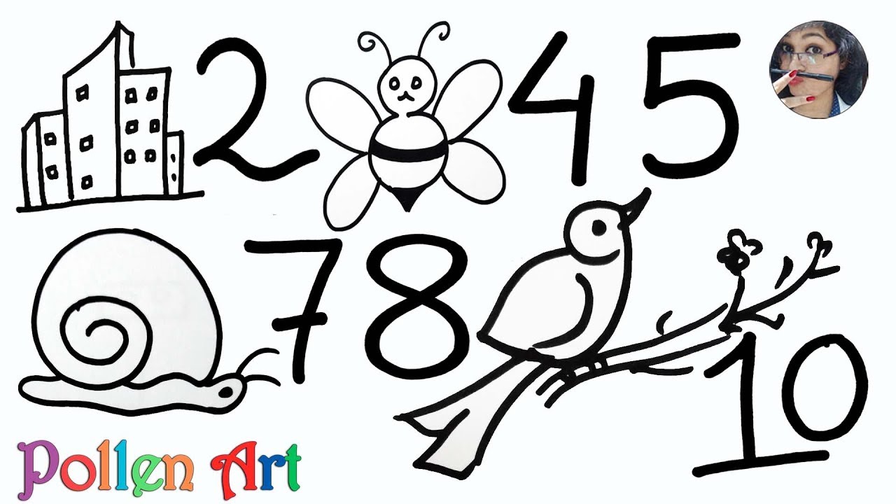 1280x720 How To Draw Anything From Numbers Easy Drawing For Kids