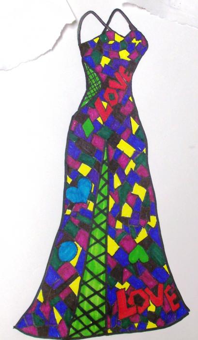 409x700 Prom Dress Drawings