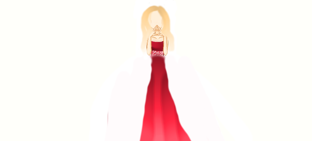 1005x457 Prom Dress Drawing