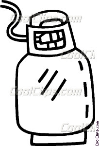 204x300 propane tank vector clip art