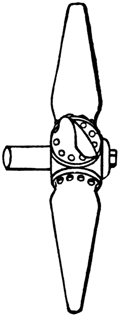 267x640 Screw Propeller, Side Elevation Clipart Etc