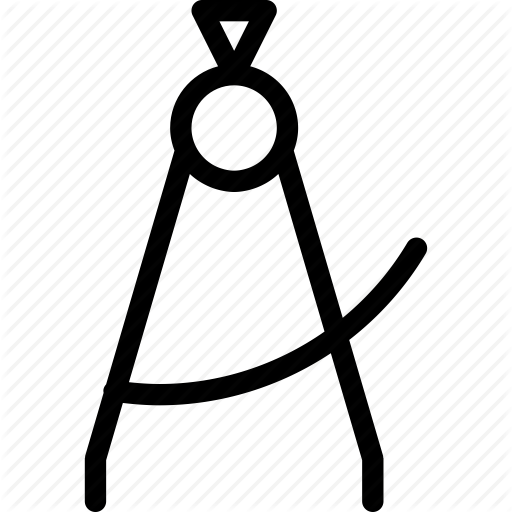 512x512 Compass, Drawing, Geometry, Protractor, Tool Icon