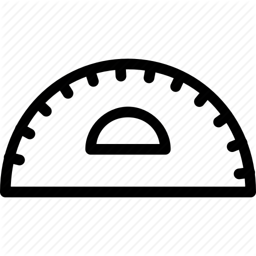 512x512 Draw, Drawing, Education, Geometry, Protractor, Tools Icon