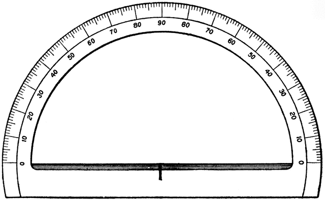 640x394 Protractor Clipart Etc
